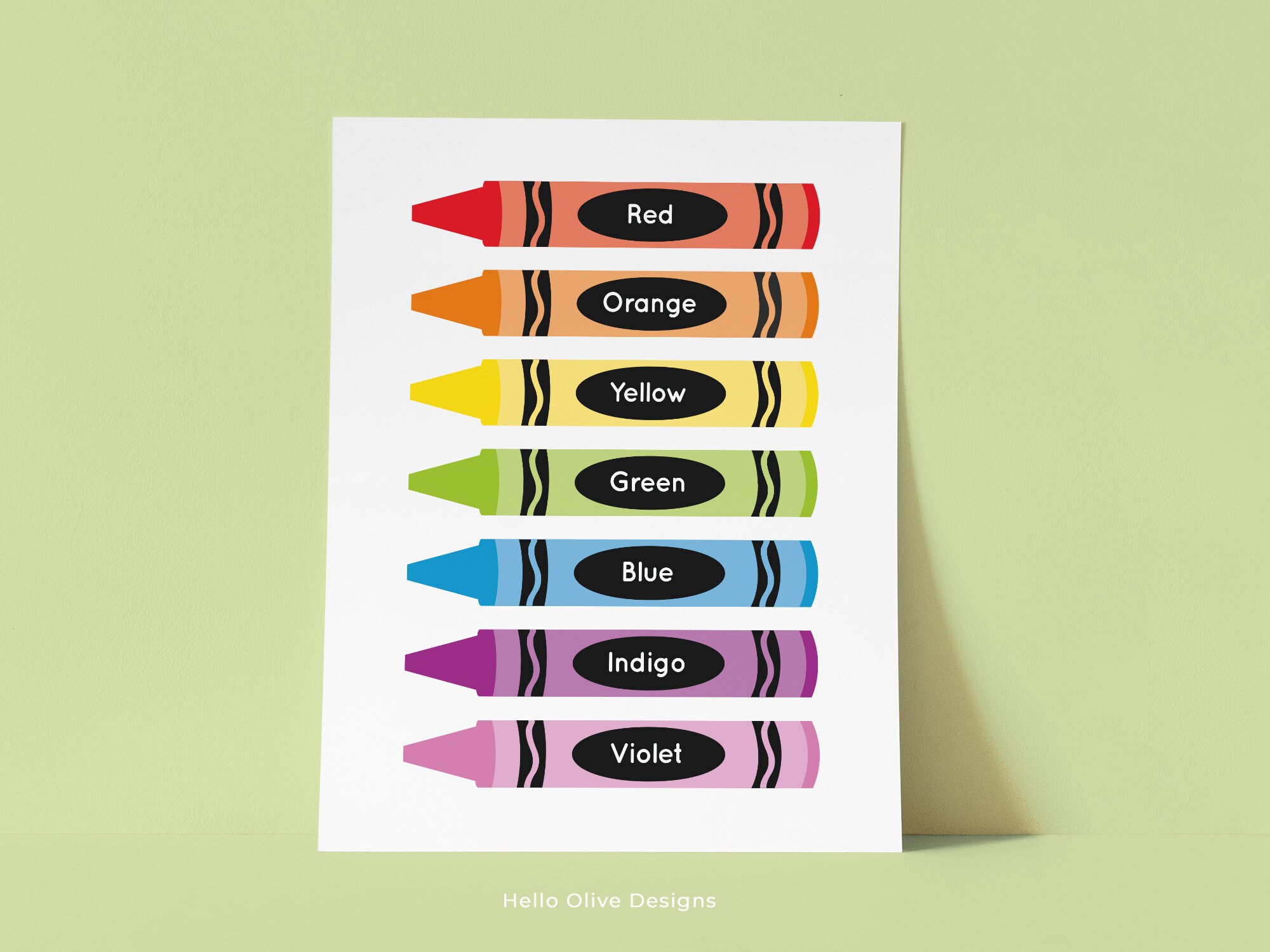 Nursery Art Set Preschool Educational Posters Classroom Etsy