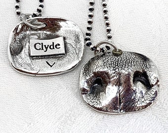 etsy dog nose necklace