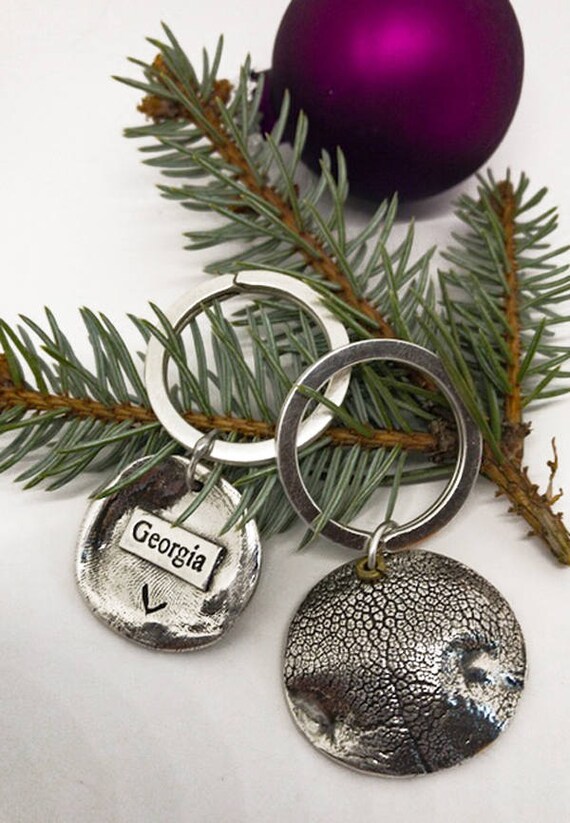 dog nose print keychain