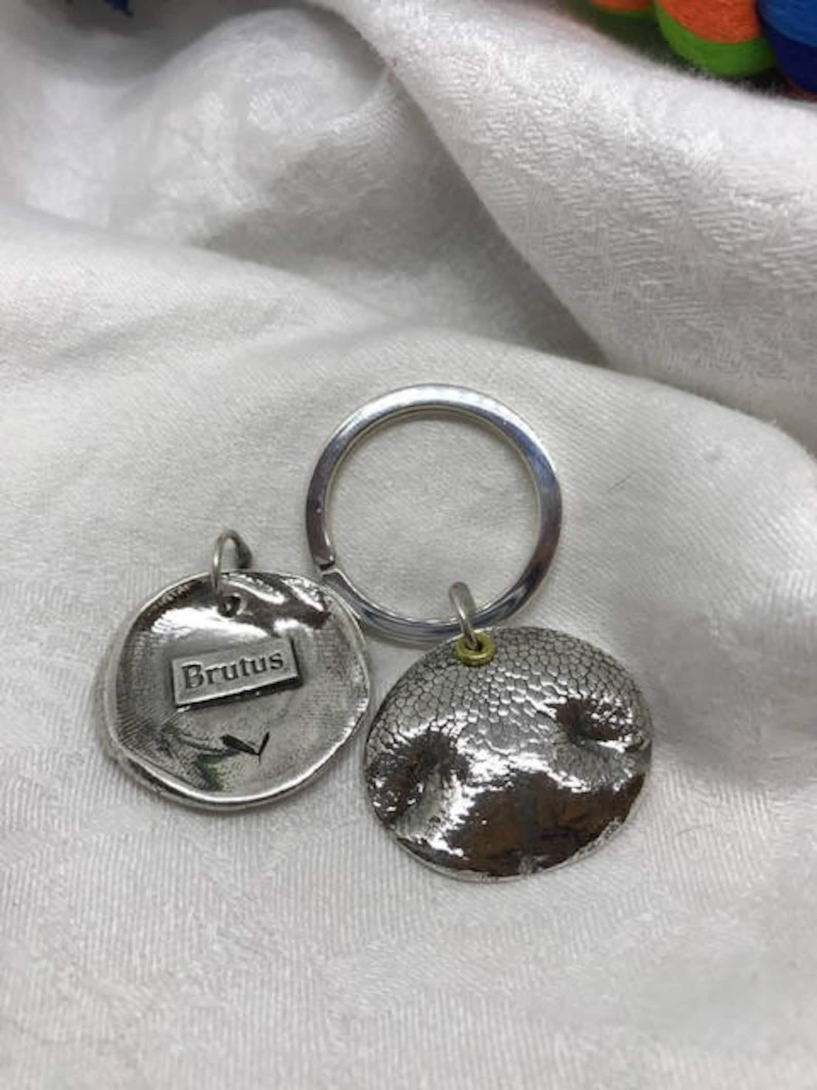 Dog Keychain Dog Nose Print Dog Nose Key Ring Puppy Etsy