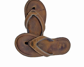 Women's deLeon Light Brown Flip Flops