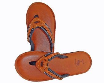 Men's Cuna Leather Flip Flops