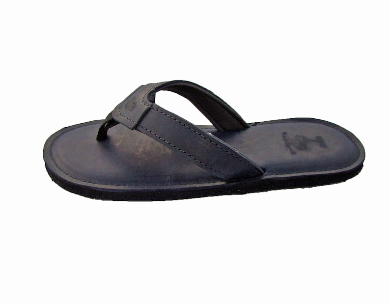 Men s Deleon Black Leather Flip Flops Etsy men-s-deleon-black-leather-flip-flops-etsy