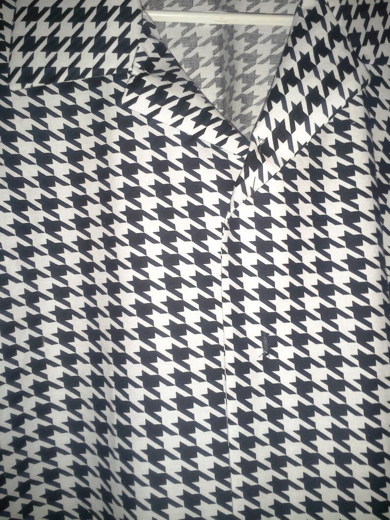 Houndstooth bowling shirt A must have for ricky fans any Etsy