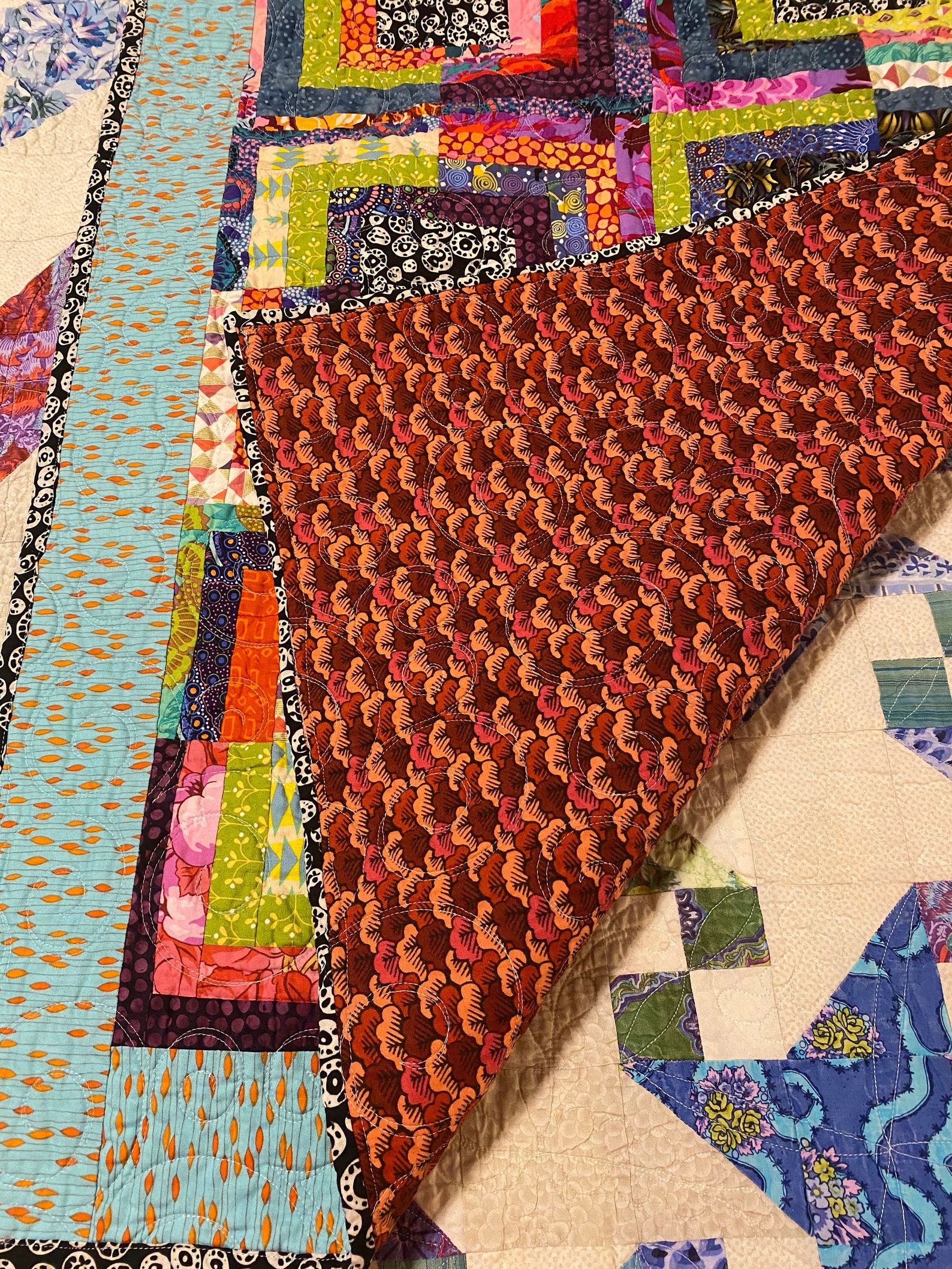 Color Riot Baby Quilt - Etsy