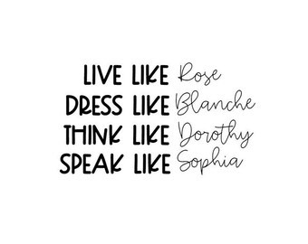 Blanche Svg Etsy