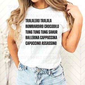 Download instantâneo do Brainrot italiano para sublimação e impressão DTF. Disponível em PNG