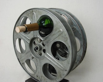 Authentic Movie Reel Wine Rack