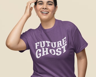 Funny Halloween Ghost Shirt Ghost Enthusiast Aesthetic Tee Spooky Season T-shirt Adult Party Costume Fall Shirts Trick or Treating Ghost