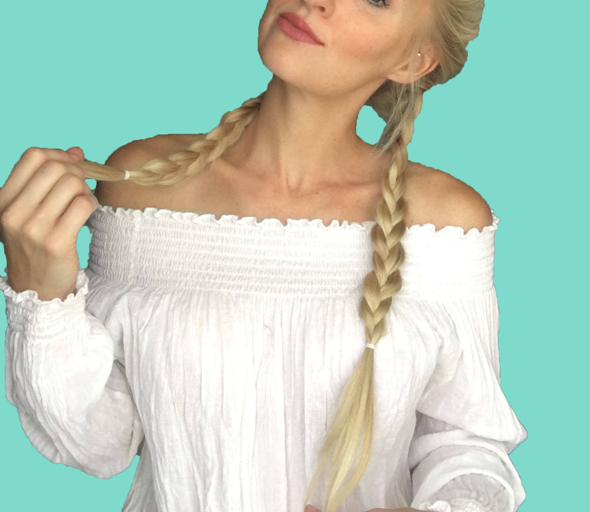 White Off The Shoulder Top/ Pirate Blouse/ Lightweight Blouse/ Etsy