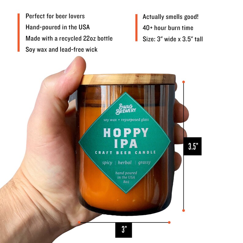 Hoppy IPA Brew Candle - Thumbnail 3