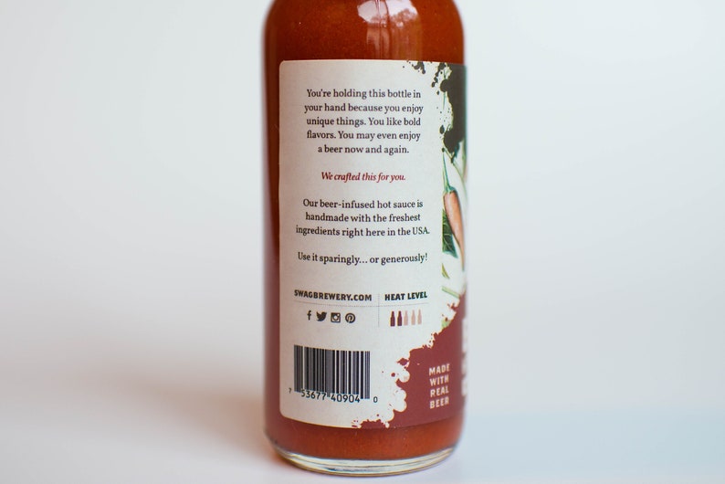 Beer-infused Hot Sauce 3-Pack Must-have Gift For Beer Lovers, Foodies, and Hot Sauce Connoisseurs Made in USA image 3