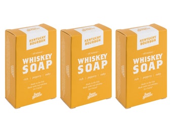 Boozy Soap 3-Pack - Whiskey (Kentucky Bourbon)