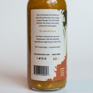 Beer-infused Hot Sauce 3-Pack Must-have Gift For Beer Lovers, Foodies, and Hot Sauce Connoisseurs Made in USA image 5