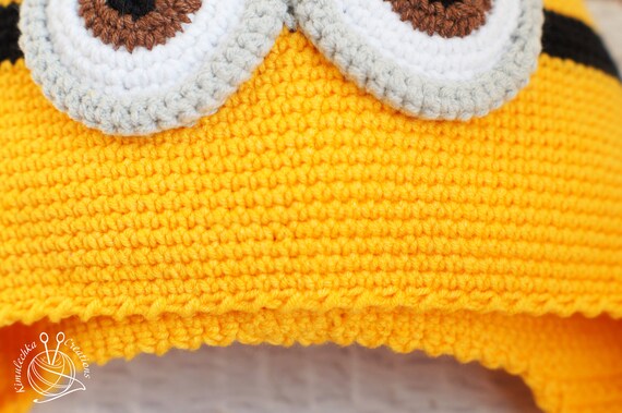 Minion Yellow Hat Crochet Hat Minions 
