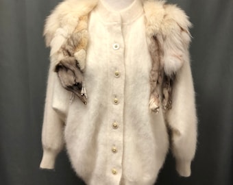 fox fur sweater