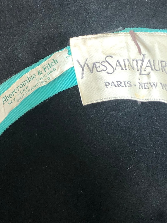Vintage Yves Saint Laurent leather patchwork n fe… - image 5
