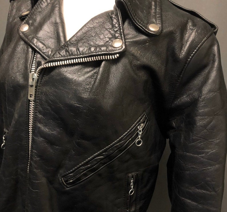 Harley Davidson Vintage Motorcycle Biker Jacket Size 42 Fits - Etsy