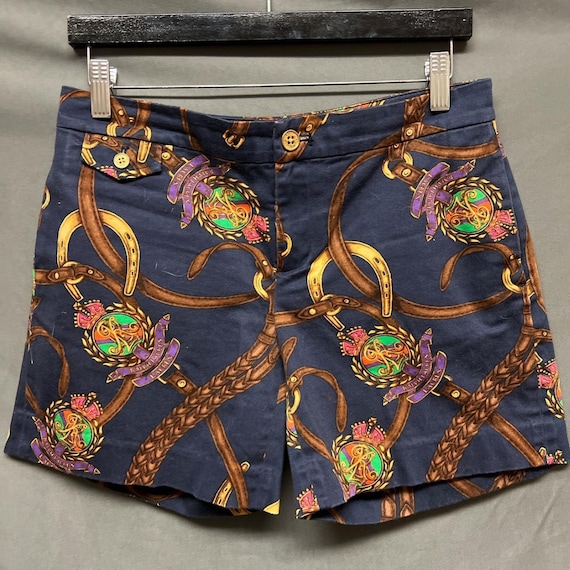 Ralph Lauren shorts equestrian printed shorts hors