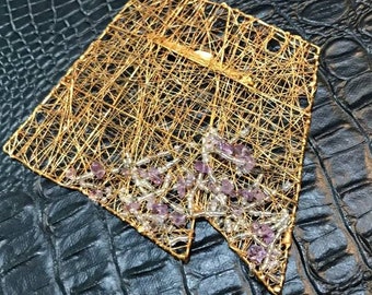 Rare designer Jacques fath French large 4.5" brooch
