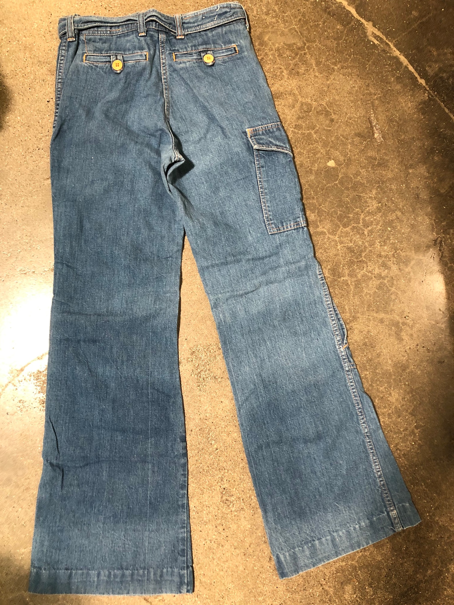 Rare Vintage Chemin de fer jeans 70s rocket hippie denim | Etsy