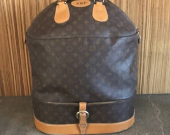 RARE Vintage authentic Louis Vuitton large steamer cargo luggage bag  One of a Kind