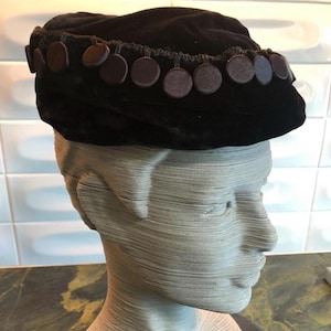 sombrero negro vintage