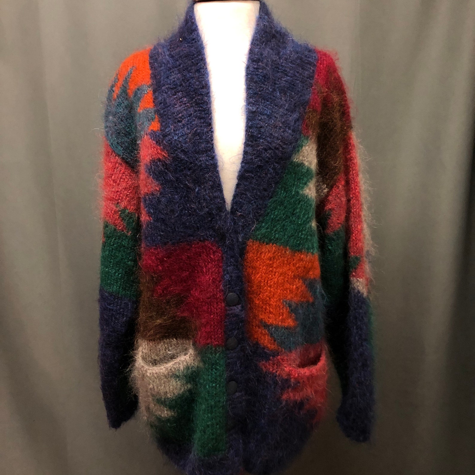 mohair oversized cardigan
