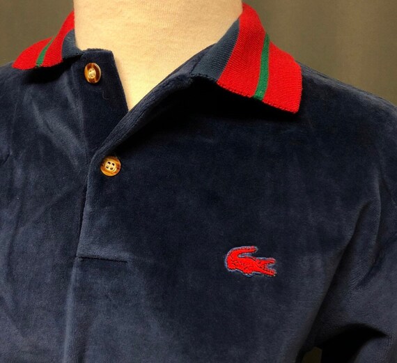 Vintage 70s Izod velour sweatshirt 80s Lacoste pu