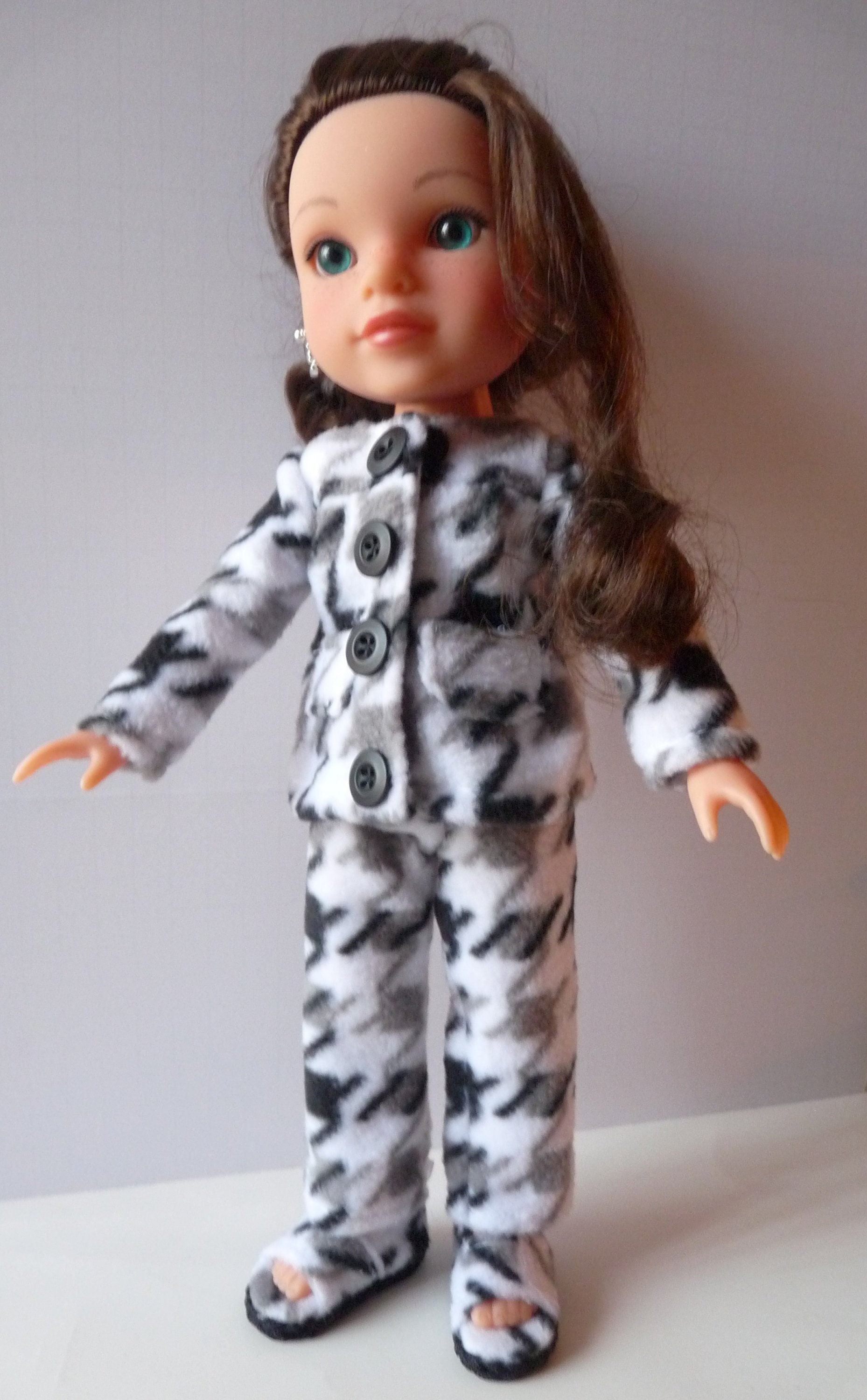 14-Inch Doll Pajamas – Outfit For 14" Dolls, Soft Fabric, Easy Dress-Up Play