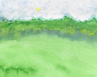 Golf Ball Sun, blank notecards