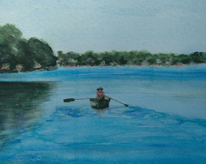Whitewater Lake, digital art