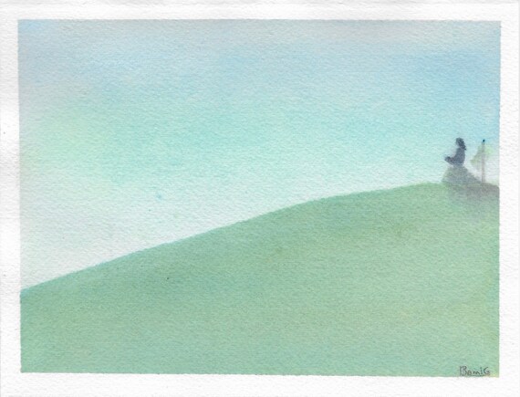 Hill Top, blank notecards