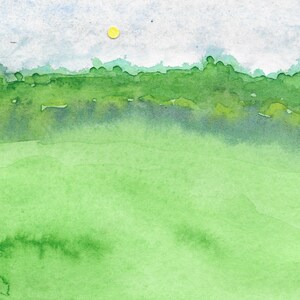 Golf Ball Sun, blank notecards