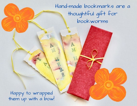 "I AM HERE" bookmarks Original watercolor
