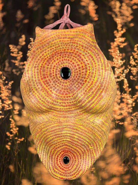 Torso, painted bust with glass-stone chakras