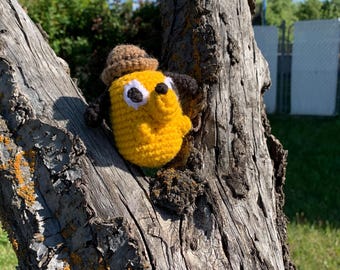 Esta é uma boneca Fine Dog, um cachorrinho de crochê, um pequeno presente, isso é ótimo