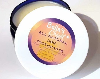 Bella’s Bright veterinarian approved Organic dog toothpaste safe oral care  polish breath clean tartar