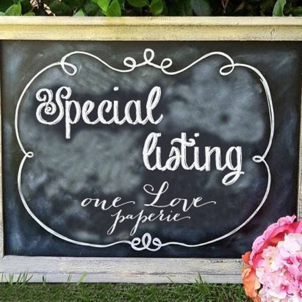 Reserved listing for Beth