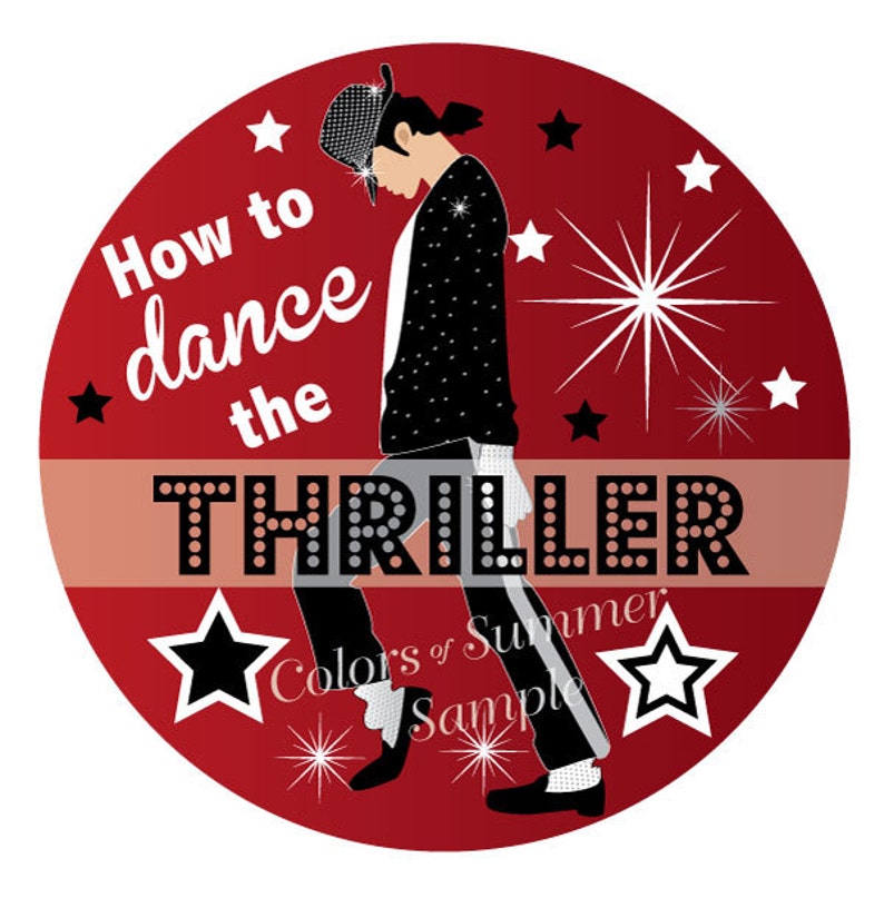 Michael Jackson Invitation Michael Jackson Birthday Etsy