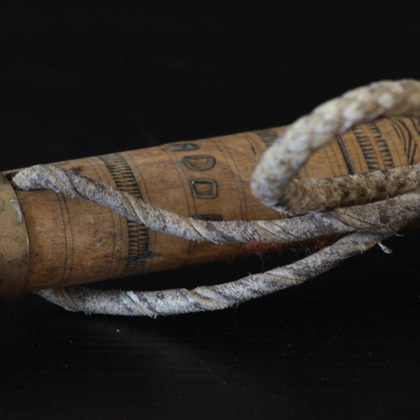 Vintage Leather  Gaucho Whip from South America