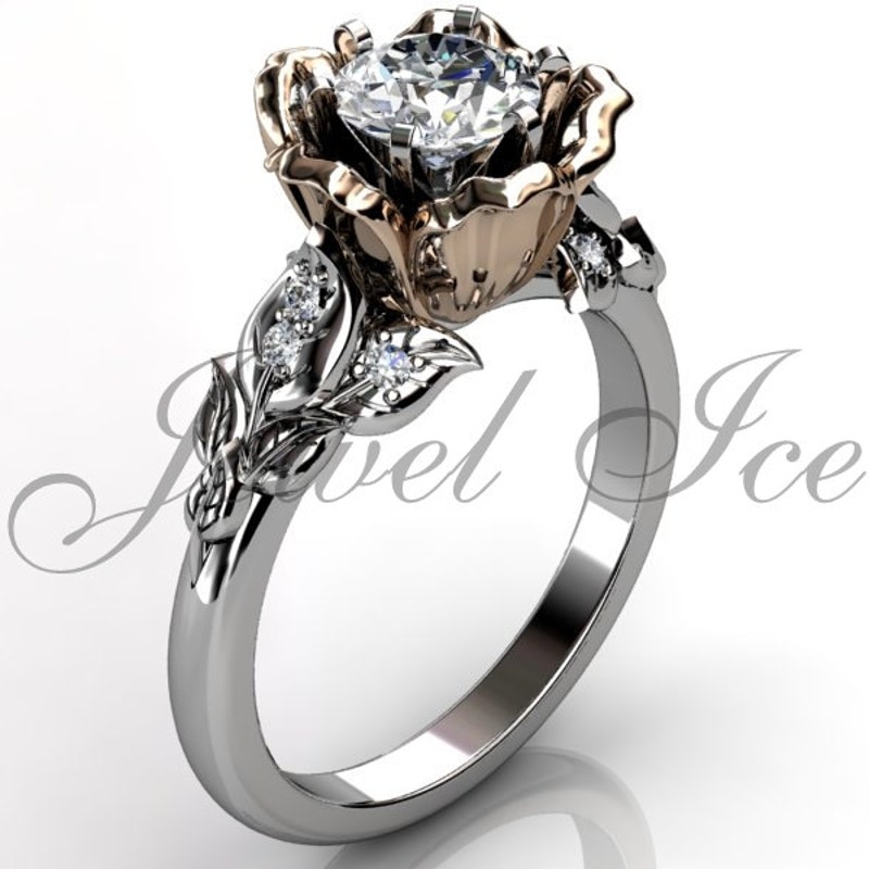 Engagement Ring Flower - Etsy