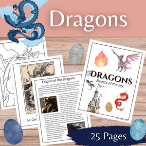 Drakar Enhetsstudie: Folklore, Historia, Kreativt skrivande (Digital nedladdning)