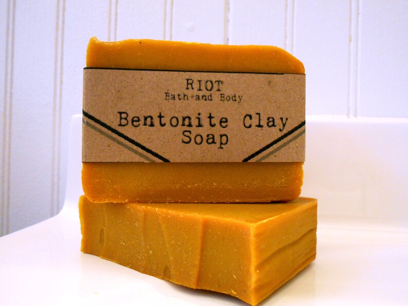 Bentonite Clay Soap Bar, All Natural, Vegan, and Handmade. Etsy