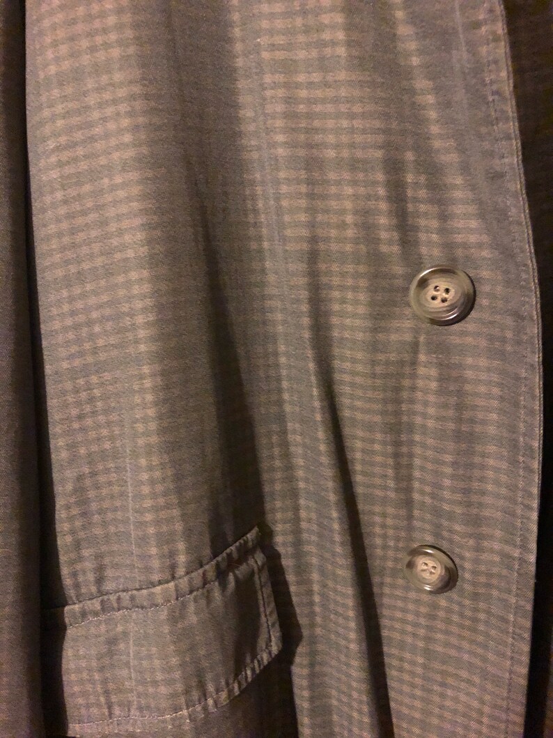 Vintage Alligator Brand Trench Coat