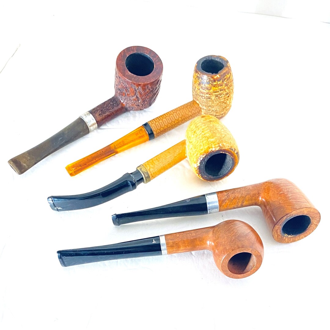 Vintage Tobacco Pipes Medico Corn Cob and Others Lot of 5 Etsy