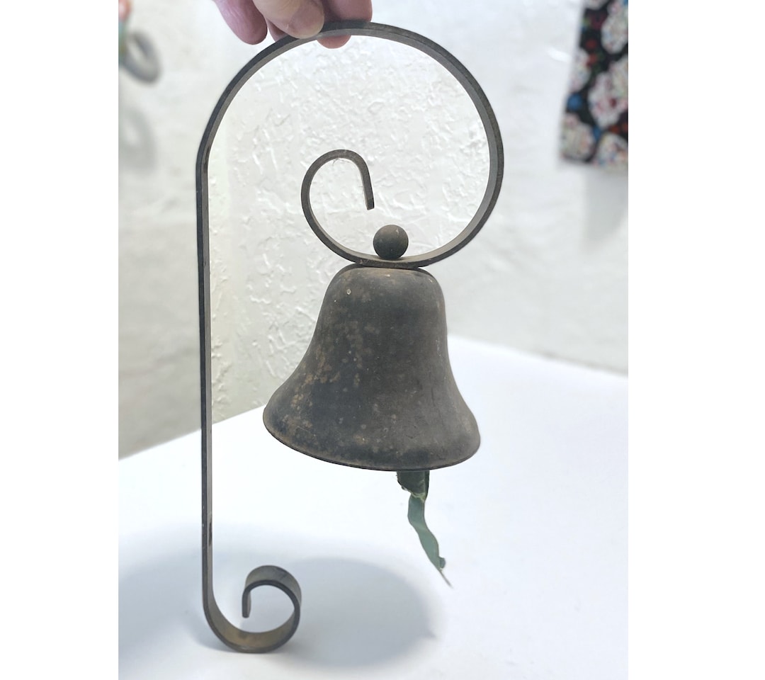 Vintage Dinner Bell Cast Metal Wall Mount - Etsy