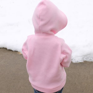 Children's Comfy Hoodie / Zip Up Jacket PDF Pattern. Unisex Sewing Pattern. Toddler Pattern. Baby Pattern. Sizes 3 months 14 image 2