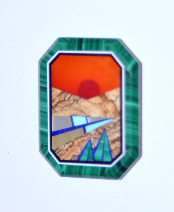 Micro Mosaic Scene - Gemstones