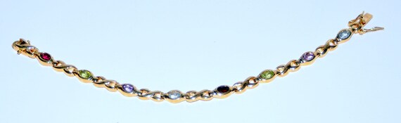 Vermeil Gemstone Bracelet